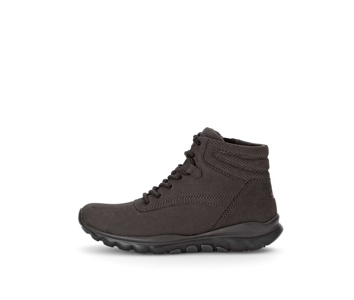 Gabor Damen Sportliche Stiefelette Grau - Rauleder
