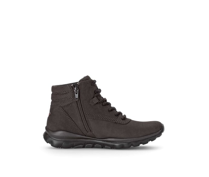 Gabor Damen  Sportliche Stiefelette Grau - Rauleder