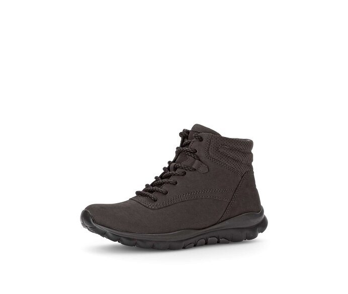 Gabor Damen  Sportliche Stiefelette Grau - Rauleder