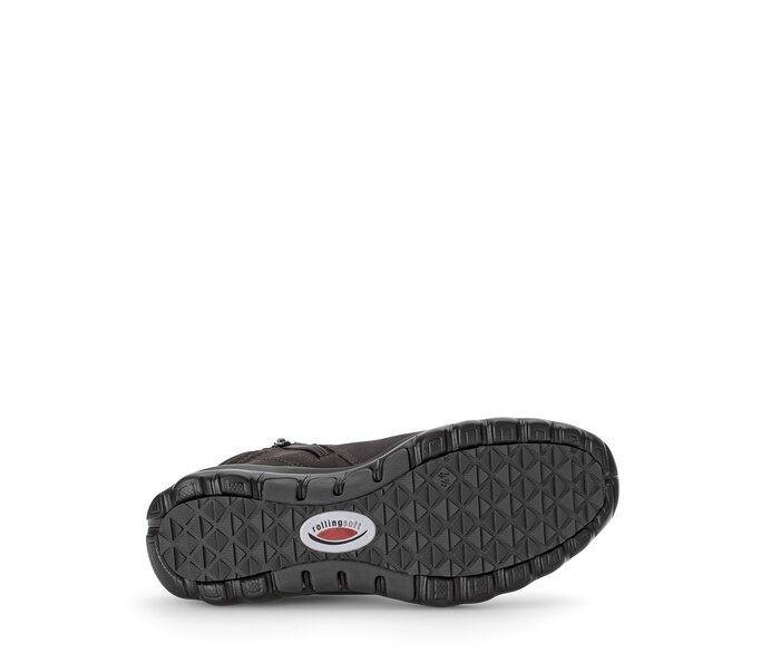 Gabor Damen  Sportliche Stiefelette Grau - Rauleder