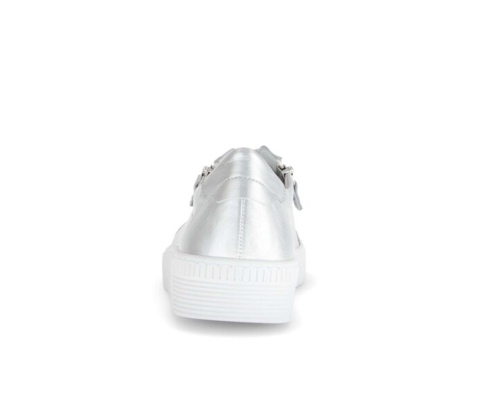Gabor Damen  Sneaker Low Silber - Effektleder