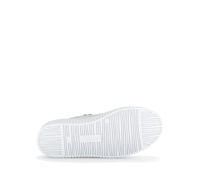 Gabor Damen  Sneaker Low Silber - Effektleder