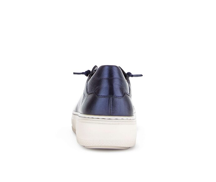 Gabor Damen  Sneaker Low Blau - Glattleder