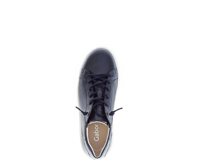 Gabor Damen  Sneaker Low Blau - Glattleder