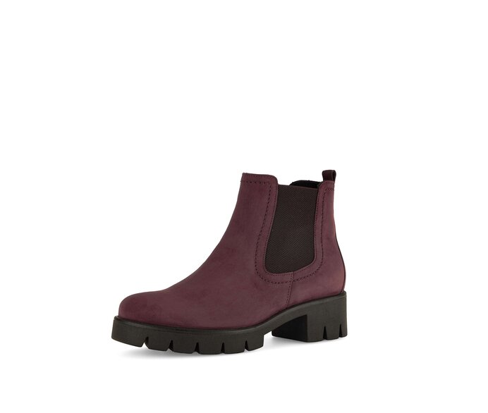 Gabor Damen  Chelsea Boot Rot - Rauleder