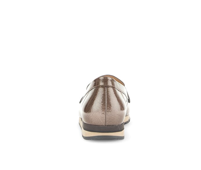 Gabor Damen  Slipper Braun - Lackleder