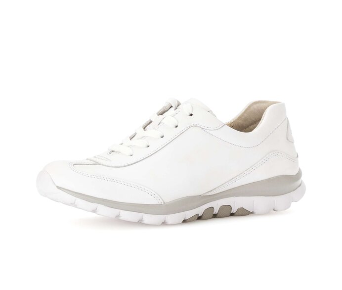 Gabor Damen  Sneaker Low Weiß - Glattleder