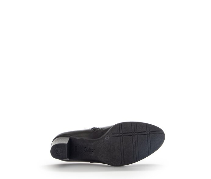 Gabor Damen  Plateau Stiefelette Schwarz - Glattleder