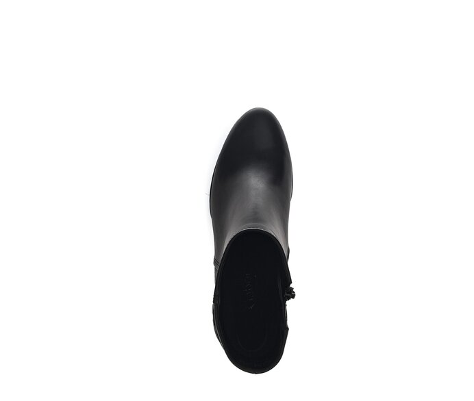 Gabor Damen  Plateau Stiefelette Schwarz - Glattleder