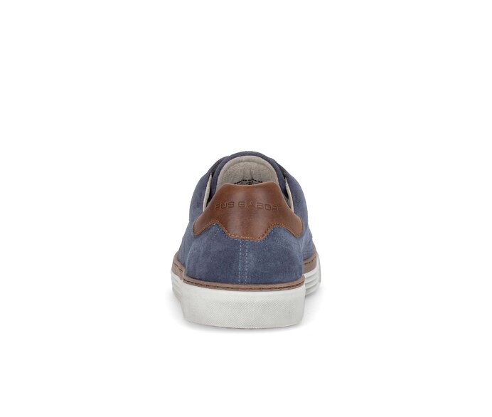 Pius Gabor Herren Sneaker Low Blau - Materialmix Leder