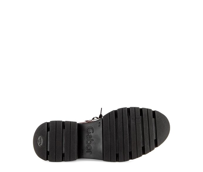 Gabor Damen  Schnürstiefelette Rot - Lackleder