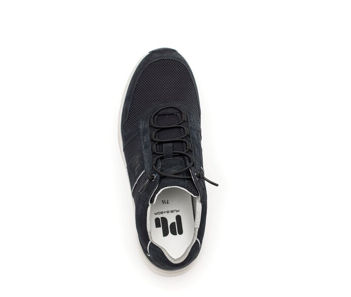 Pius Gabor Herren Sneaker Low Blau - Materialmix Leder/Textil