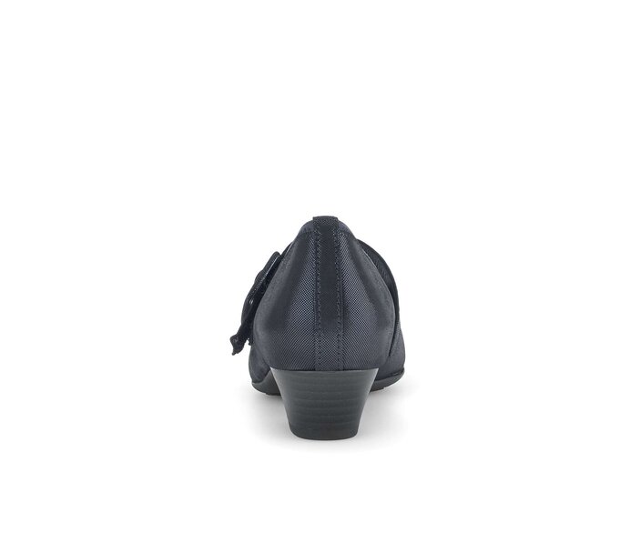 Gabor Damen  Spangenpumps Blau - Effektleder
