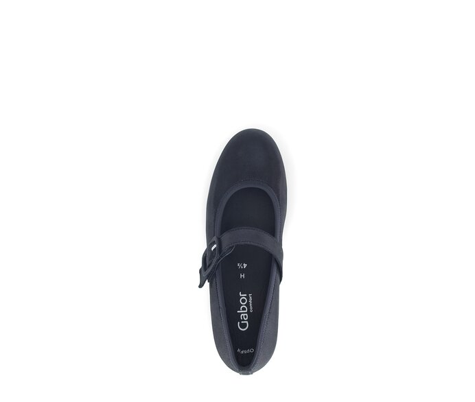 Gabor Damen  Spangenpumps Blau - Effektleder