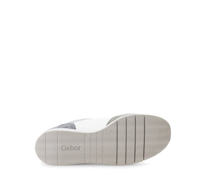 Gabor Damen  Sneaker Low Weiß - Materialmix Leder