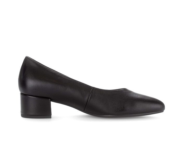 Gabor Damen  Eleganter Pumps Schwarz - Glattleder