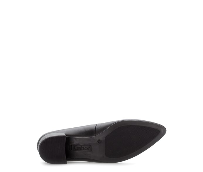 Gabor Damen  Eleganter Pumps Schwarz - Glattleder