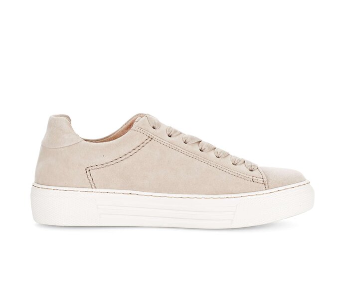 Gabor Damen  Sneaker Low Beige - Rauleder