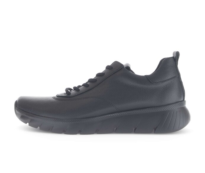 Gabor Damen Sneaker Low Schwarz - Glattleder