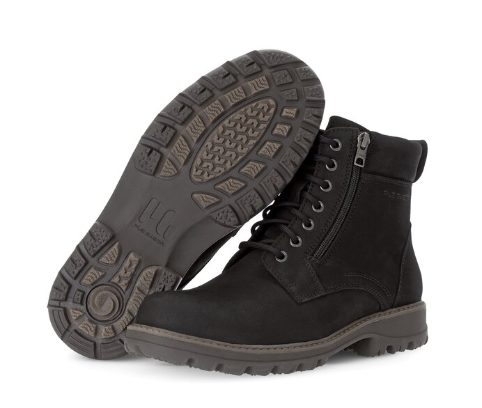 Pius Gabor Herren Boot Schwarz - Nubuk