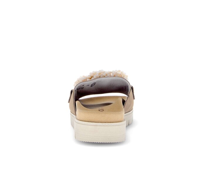 Gabor Damen  Pantolette Beige - Rauleder