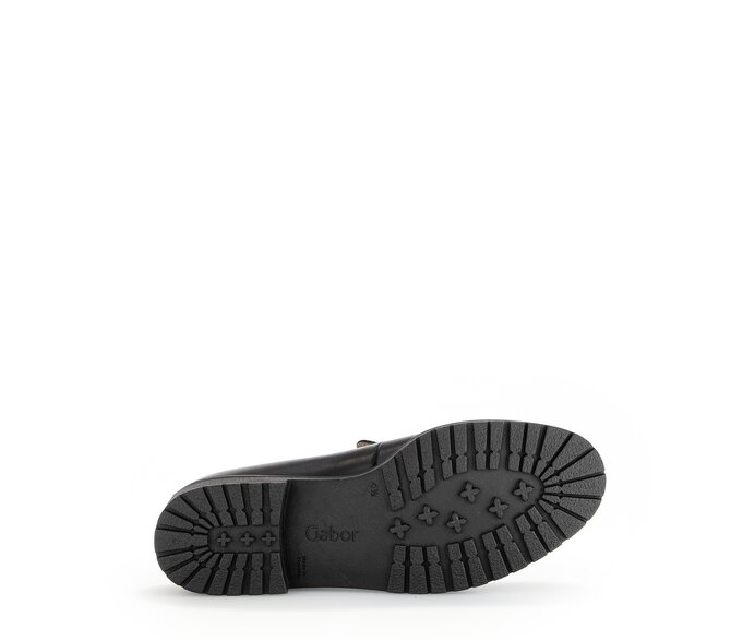 Gabor Damen  Slipper Schwarz - Glattleder