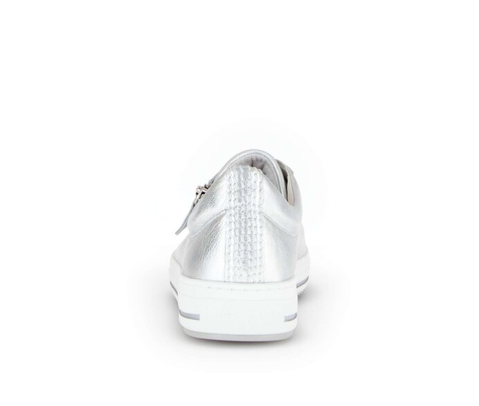 Gabor Damen  Sneaker Low Silber - Effektleder