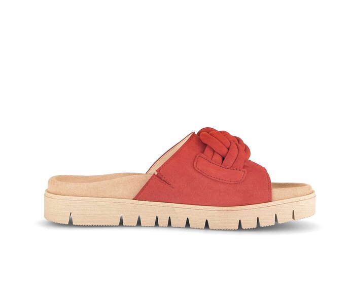 Gabor Damen  Pantolette Rot - Rauleder
