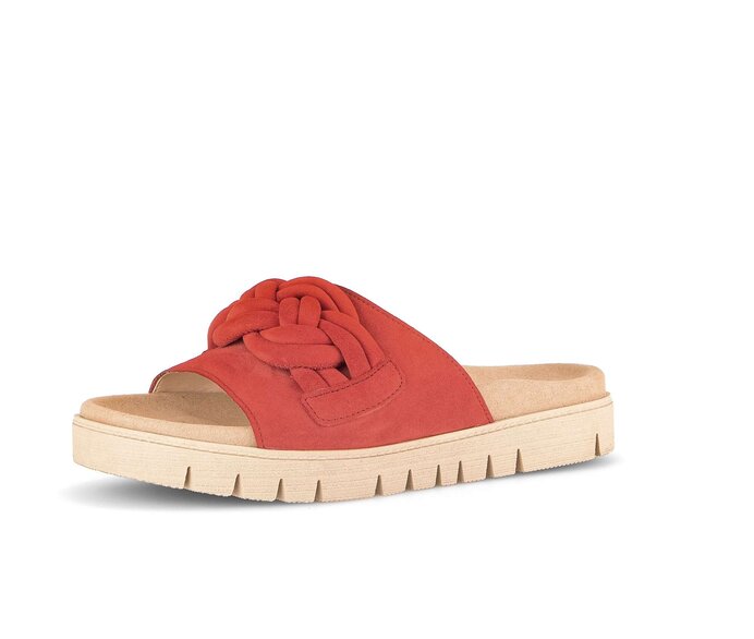 Gabor Damen  Pantolette Rot - Rauleder