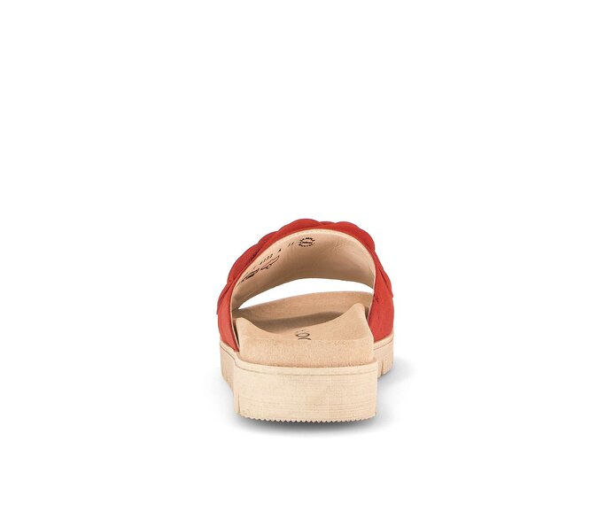 Gabor Damen  Pantolette Rot - Rauleder