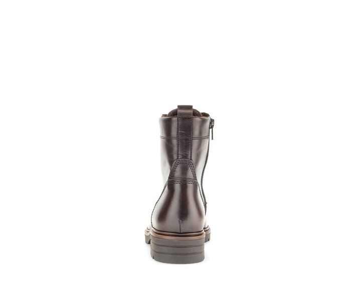 Gabor Damen  Schnürstiefelette Braun - Glattleder