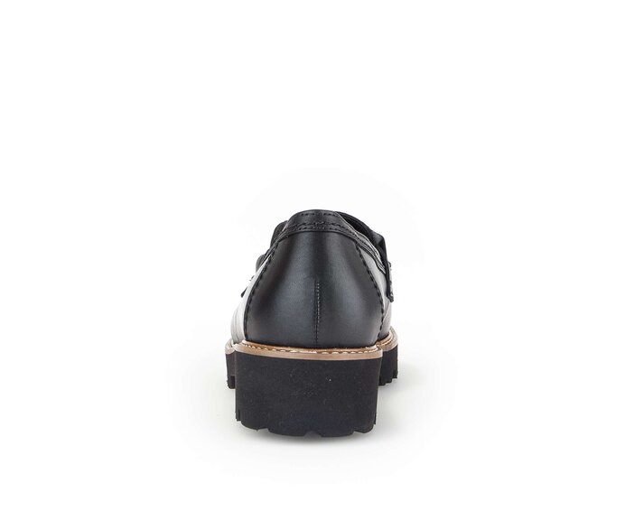 Gabor Damen  Loafer Schwarz - Glattleder