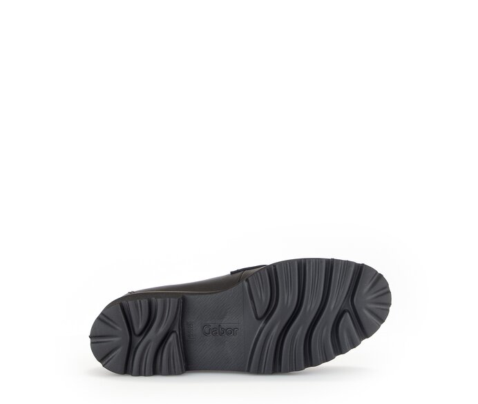 Gabor Damen  Loafer Schwarz - Glattleder