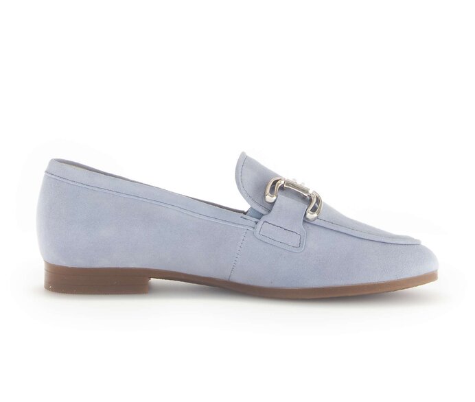 Gabor Damen  Slipper Blau - Rauleder