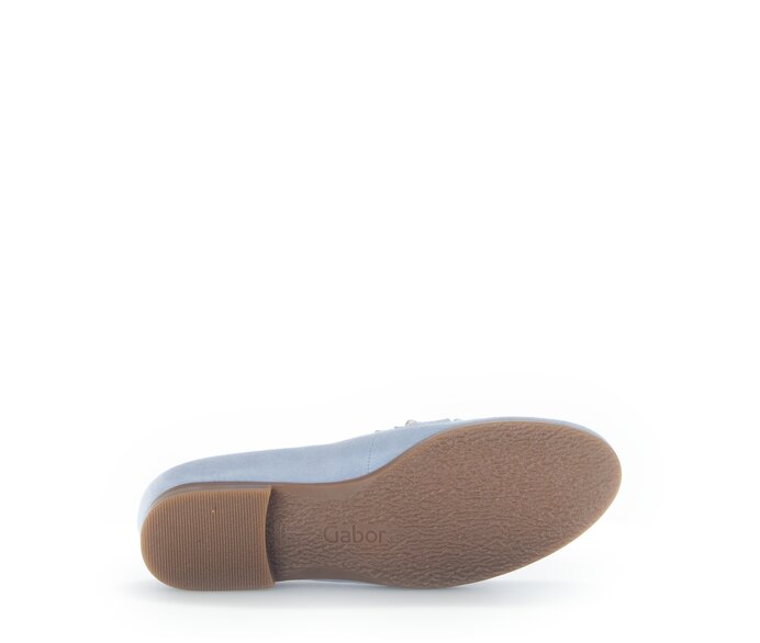 Gabor Damen  Slipper Blau - Rauleder