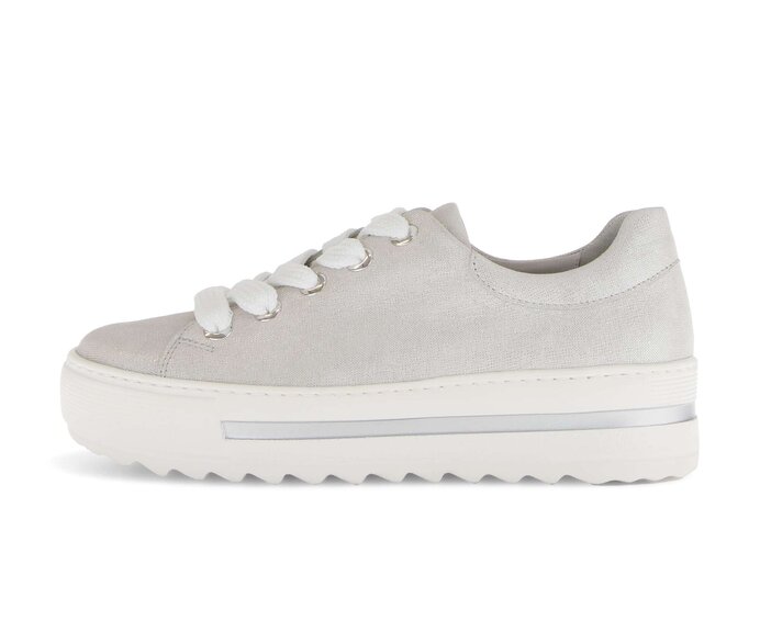 Gabor Damen Sneaker Low Weiß - Effektleder