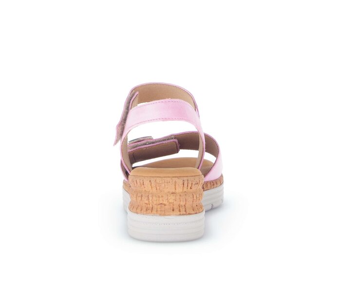 Gabor Damen  Riemchensandale Pink - Rauleder