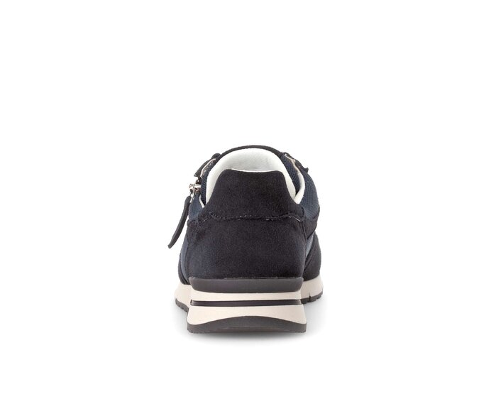 Gabor Damen  Sneaker Low Blau - Materialmix Leder/Lederimitat