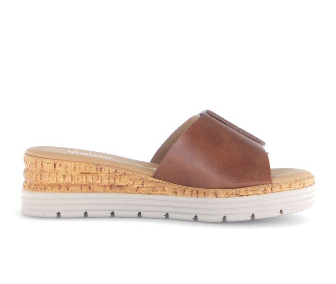Gabor Damen  Pantolette Beige - Glattleder