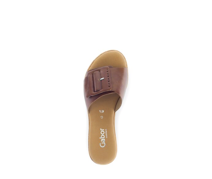 Gabor Damen  Pantolette Beige - Glattleder