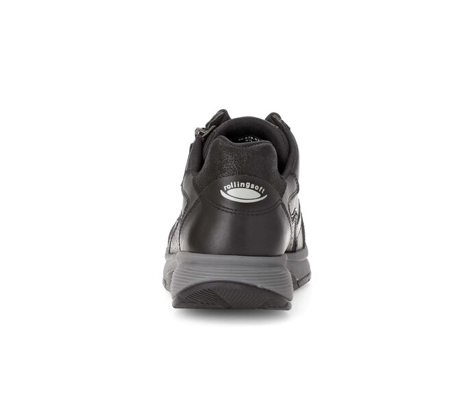 Gabor Damen  Sneaker Low Schwarz - Materialmix Leder