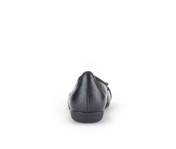 Gabor Damen  Sportliche Ballerina Schwarz - Glattleder