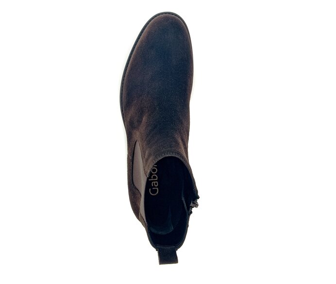 Gabor Damen  Chelsea Boot Braun - Rauleder