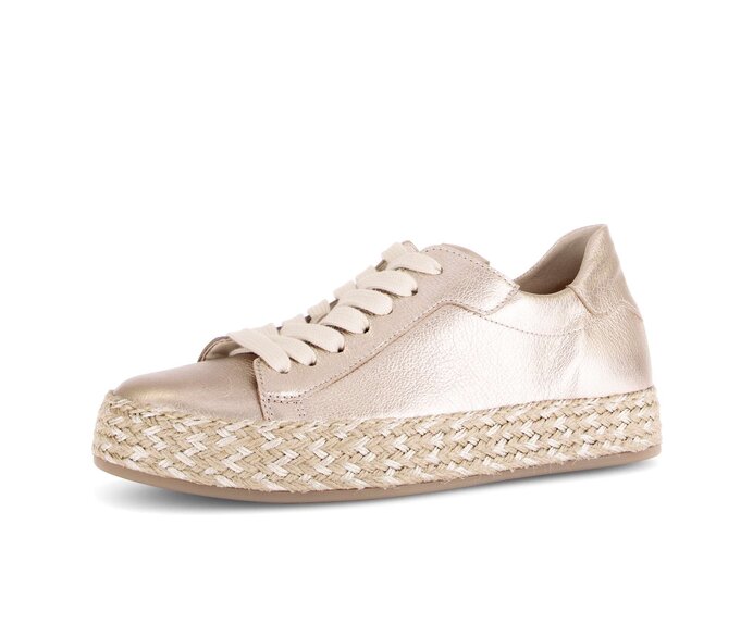 Gabor Damen  Sneaker Low Beige - Effektleder