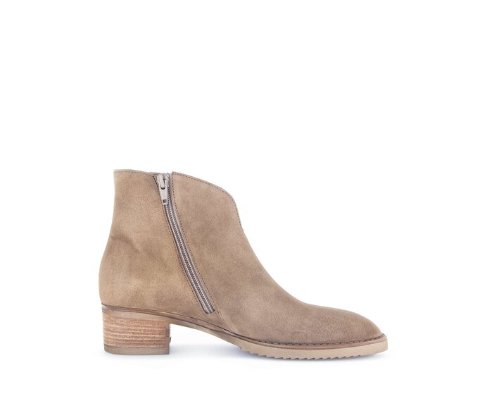 Gabor Damen  Elegante Stiefelette Braun - Rauleder