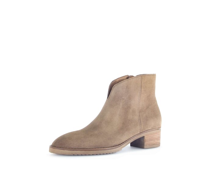 Gabor Damen  Elegante Stiefelette Braun - Rauleder