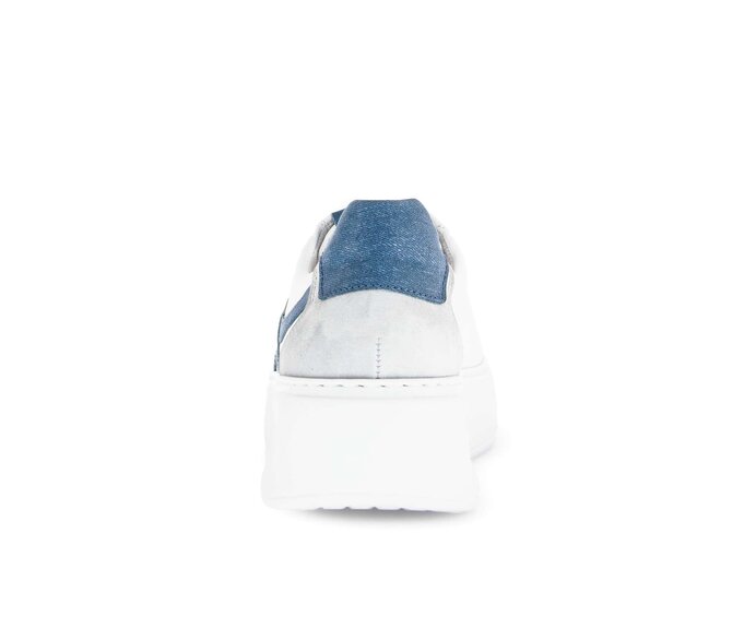 Gabor Damen  Sneaker Low Weiß - Materialmix Leder