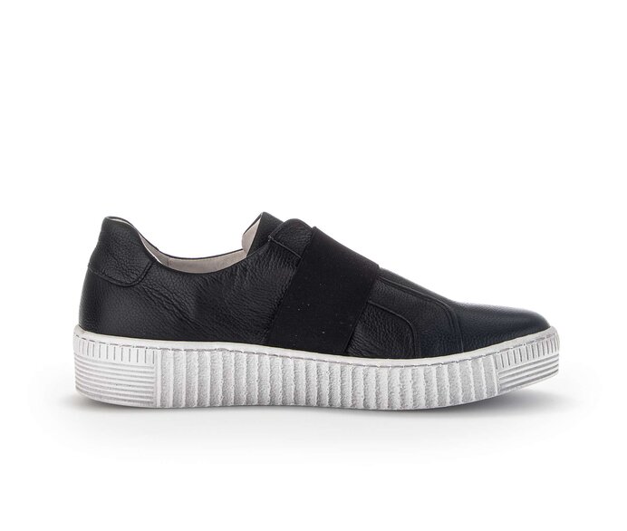 Gabor Damen  Sneaker Low Schwarz - Glattleder