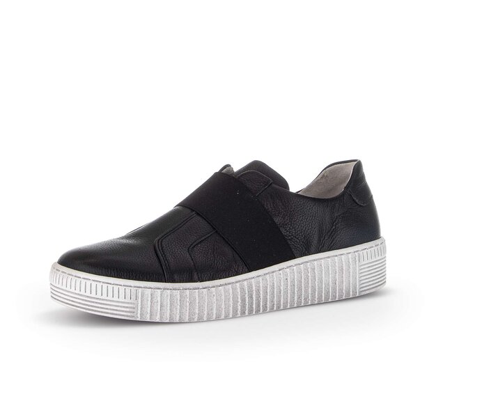 Gabor Damen  Sneaker Low Schwarz - Glattleder