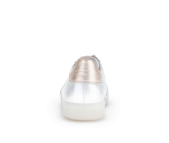 Gabor Damen  Sneaker Low Silber - Effektleder